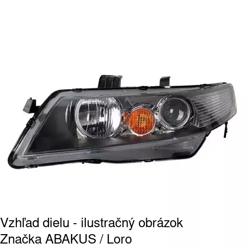 Hlavný reflektor 3833092E /POLCAR/ - obr. 1