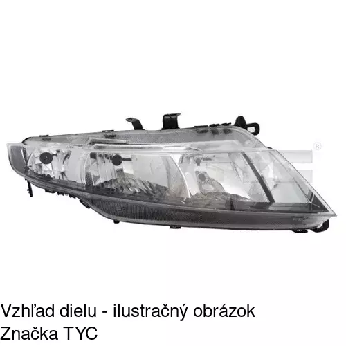 Hlavný reflektor POLCAR 3845093E