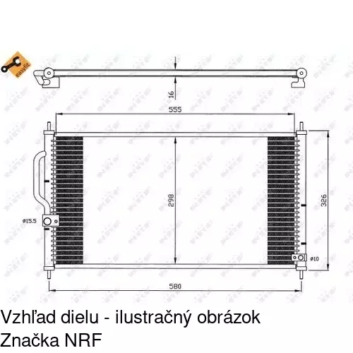 Chladiče klimatizácie POLCAR 3875K8C1 - obr. 1