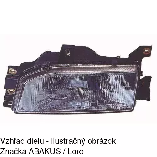 Hlavný reflektor POLCAR 400109-E - obr. 1