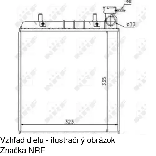 Chladiče vody POLCAR 400608-1