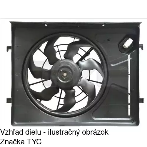 Ventilátory chladičov POLCAR 411423W1