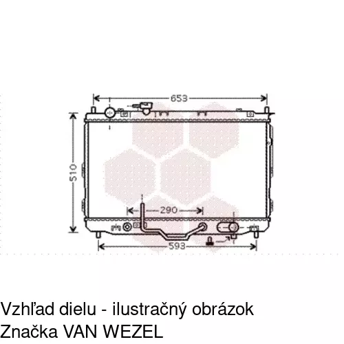 Chladiče vody POLCAR 414708-2