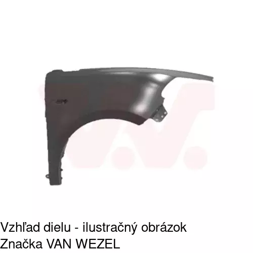 Predný blatník POLCAR 42A102