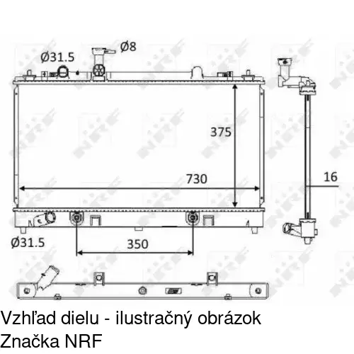 Chladiče vody POLCAR 451908-10