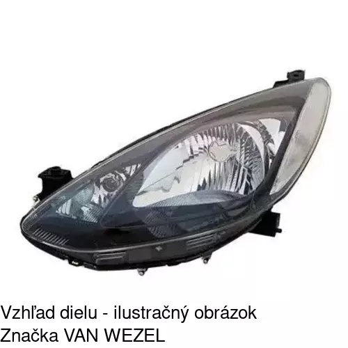 Hlavný reflektor POLCAR 453309-E - obr. 3