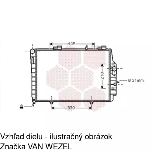 Chladiče vody POLCAR 50020802 - obr. 1