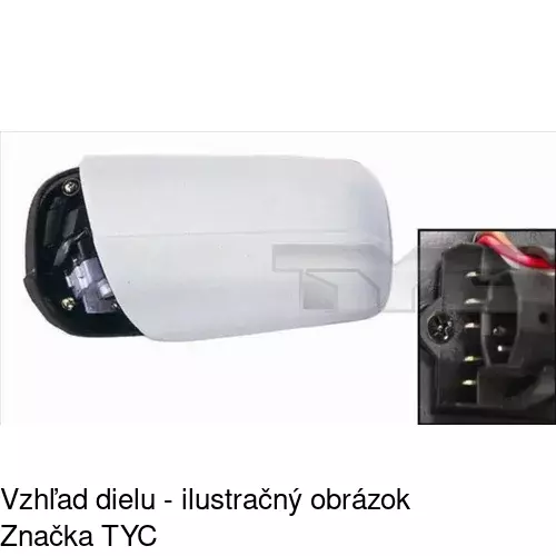 Vonkajšie zrkadlo POLCAR 5002528E - obr. 2