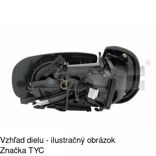 Rám vonkajšieho zrkadla POLCAR 501555TM - obr. 4