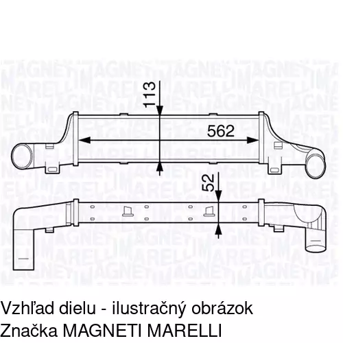 Chladiče vzduchu (Intercoolery) POLCAR 5015J8-1