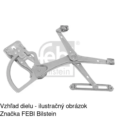 Elektrický mechanizmus okna dverí POLCAR 5015PSE2 - obr. 1