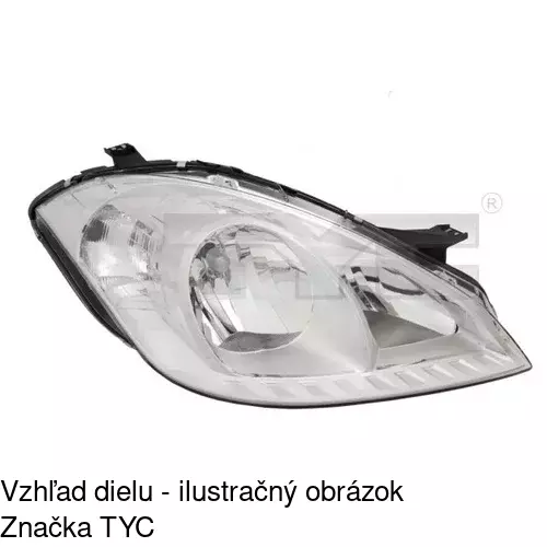 Hlavný reflektor POLCAR 502110-U