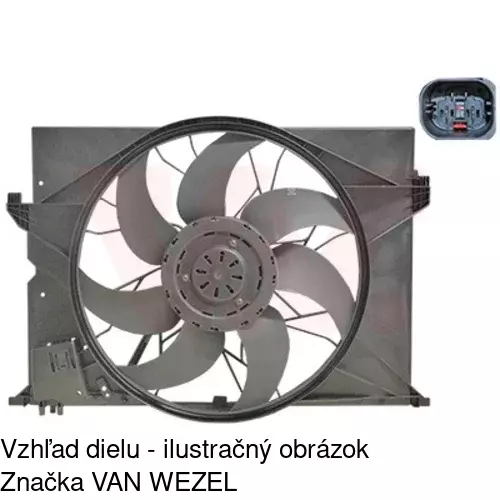 Ventilátory chladičov POLCAR 503123W1 - obr. 2