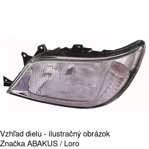 Hlavný reflektor POLCAR 506410-E - obr. 1