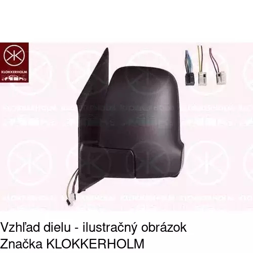 Rám vonkajšieho zrkadla POLCAR 506555TM - obr. 1