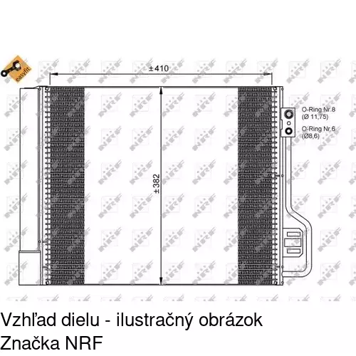 Chladiče klimatizácie POLCAR 5098K8C1