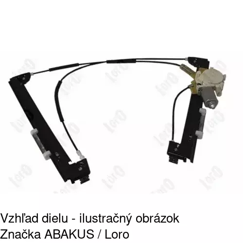 Elektrický mechanizmus okna dverí 5101PSE1 /POLCAR/ - obr. 5