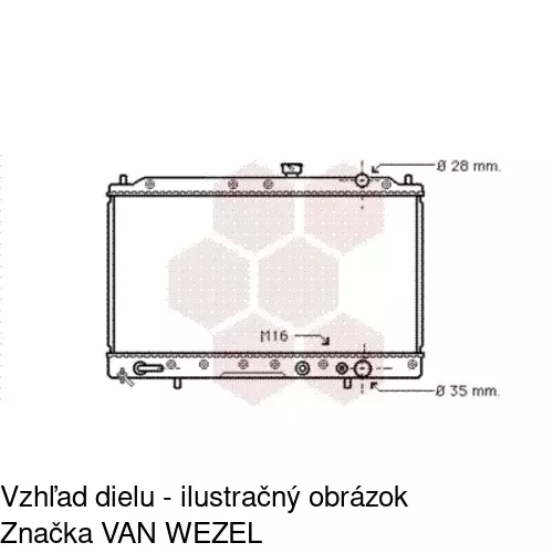 Chladiče vody POLCAR 5216086K