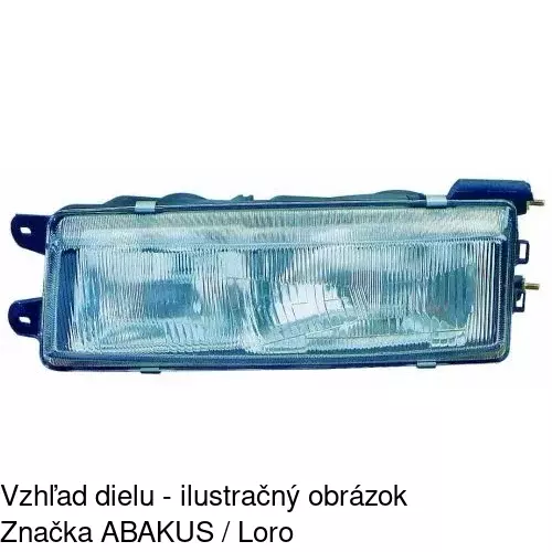 Hlavný reflektor POLCAR 521610-E