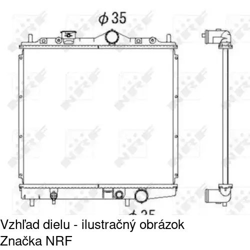 Chladiče vody POLCAR 521708-2 - obr. 1