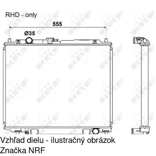 Chladiče vody POLCAR 527208-3 - obr. 1