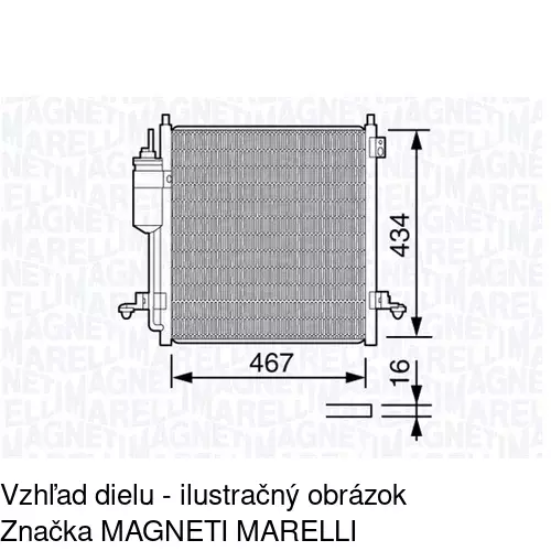 Chladiče klimatizácie POLCAR 5279K8C1