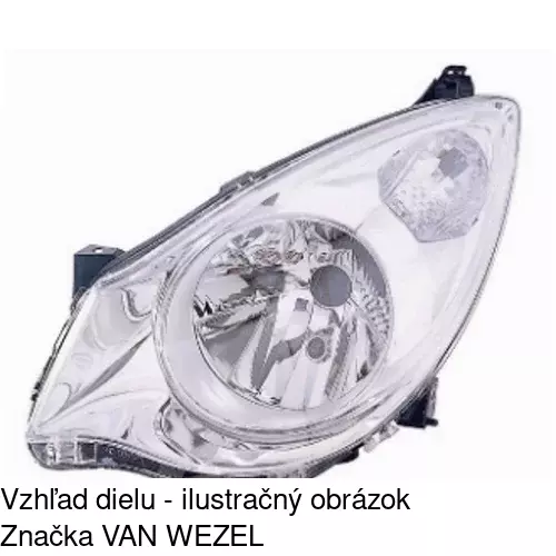 Hlavný reflektor POLCAR 550609-E - obr. 4