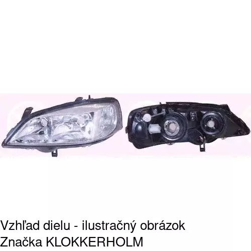 Hlavný reflektor POLCAR 550809-H - obr. 4