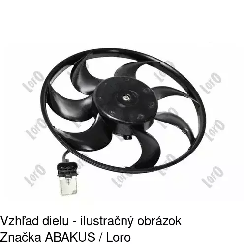 Ventilátor bez krytu / podpery POLCAR 550823U3 - obr. 5