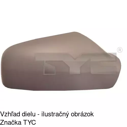 Rám vonkajšieho zrkadla POLCAR 550855PE - obr. 3