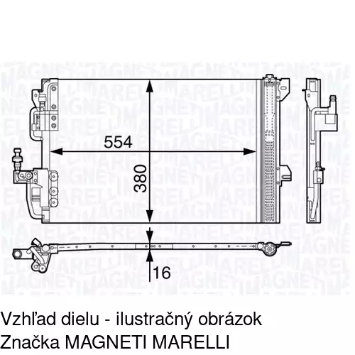 Chladiče klimatizácie POLCAR 5508K8C3