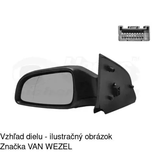 Vonkajšie zrkadlo POLCAR 5509518E - obr. 1