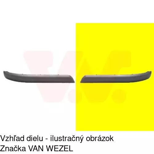 Lišta nárazníka POLCAR 55099610 - obr. 2