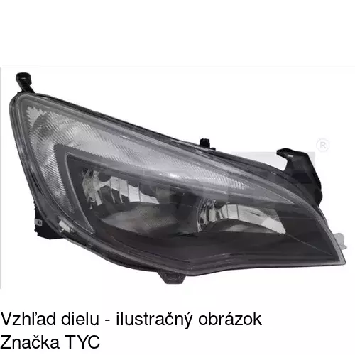 Hlavný reflektor POLCAR 5511096E