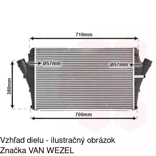 Chladiče vzduchu (Intercoolery) POLCAR 5518J8-3 - obr. 4