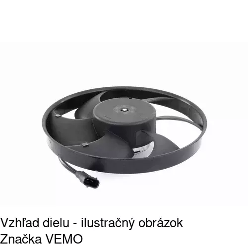 Ventilátor bez krytu / podpery POLCAR 552723U1