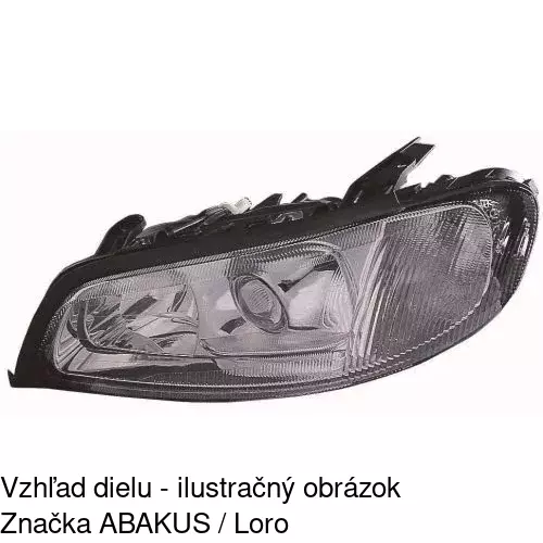 Hlavný reflektor POLCAR 552810-E