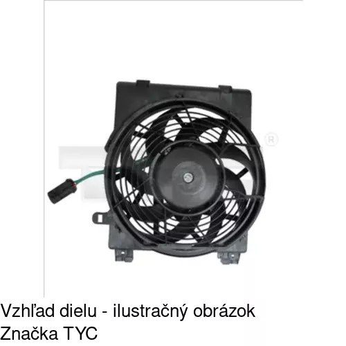 Ventilátor bez krytu / podpery POLCAR 555623U8-1 - obr. 2