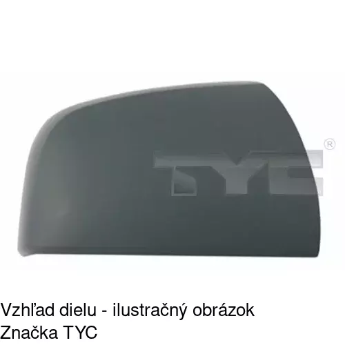 Vonkajšie zrkadlo POLCAR 5563515E - obr. 2