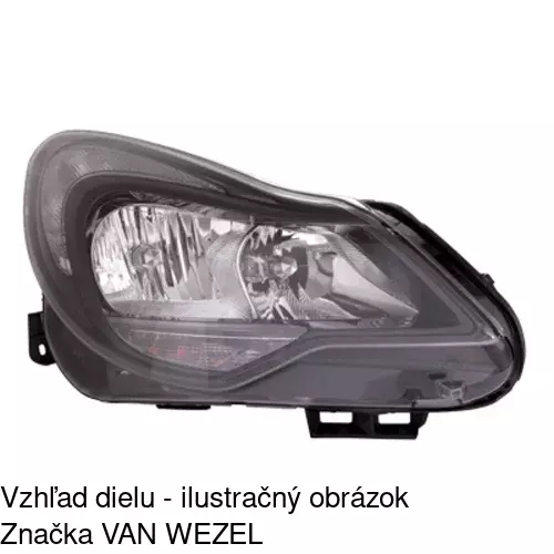 Hlavný reflektor 55B1103E /POLCAR/ - obr. 5