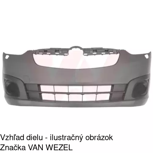 Predný nárazník POLCAR 55U1075J - obr. 1