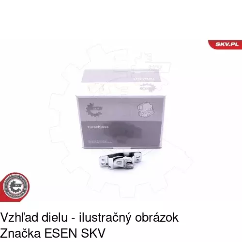 Dverový zámok - mechanizmus POLCAR 5703Z-56 - obr. 1