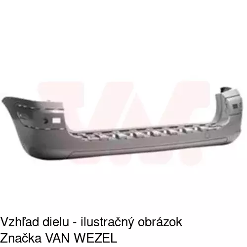 Zadný nárazník POLCAR 571096-2 - obr. 1