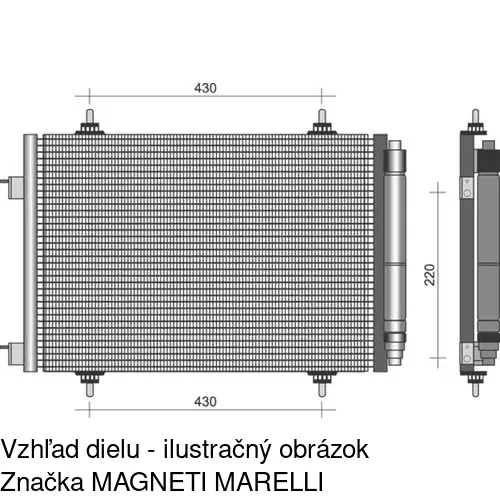 Chladiče klimatizácie POLCAR 5710K8C1S