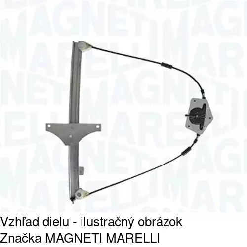 Elektrický mechanizmus okna dverí POLCAR 5710PSE1 - obr. 1