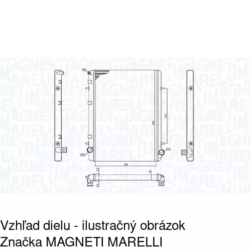 Chladiče vody 571108-1 /POLCAR/