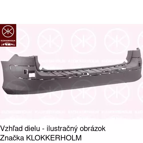 Zadný nárazník POLCAR 5712961J