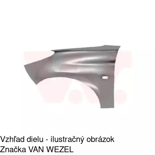 Predný blatník POLCAR 572001 - obr. 1