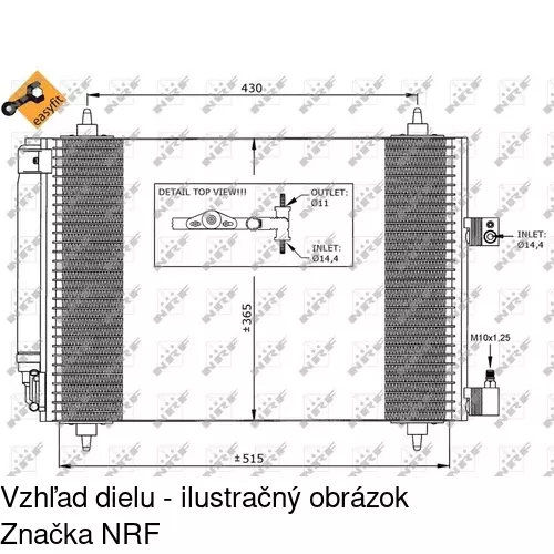 Chladiče klimatizácie POLCAR 5748K8C1 - obr. 2