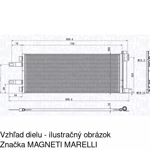 Chladiče klimatizácie POLCAR 5770K8C2S